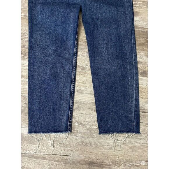 PACSUN Vintage Icon Jeans Skinny Fit Cropped Raw Hem Women’s Size 25 - Picture 7 of 9
